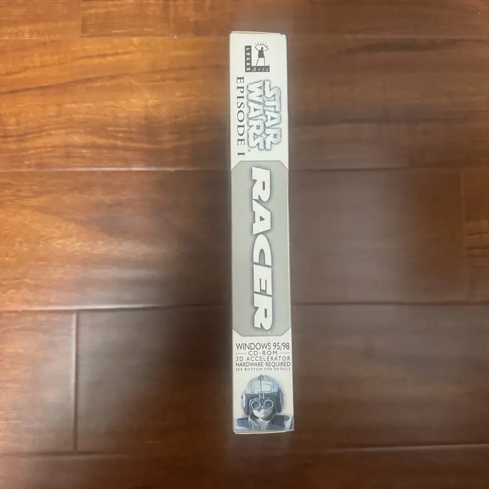 NO GAME Star Wars Episode 1: Racer Limited Edition Box Manual Poster Schematics